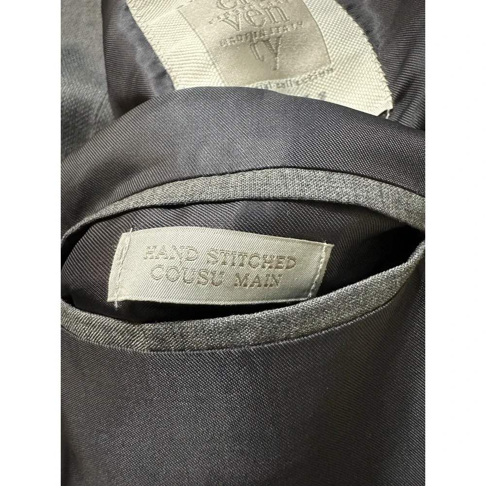 Eleventy Platinum Zegna 44R Blazer Australian Wool Hand Stitch Half‎ Lined